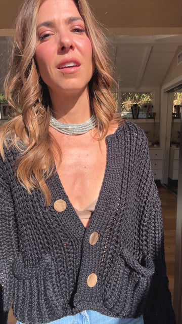 Multi Strand Necklace - Gunmetal