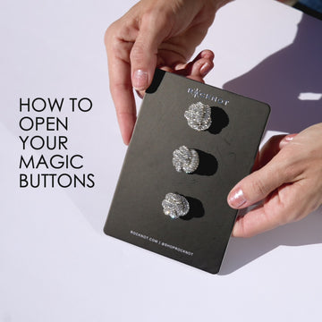 MAGIC BUTTONS - 3 Knots - Black