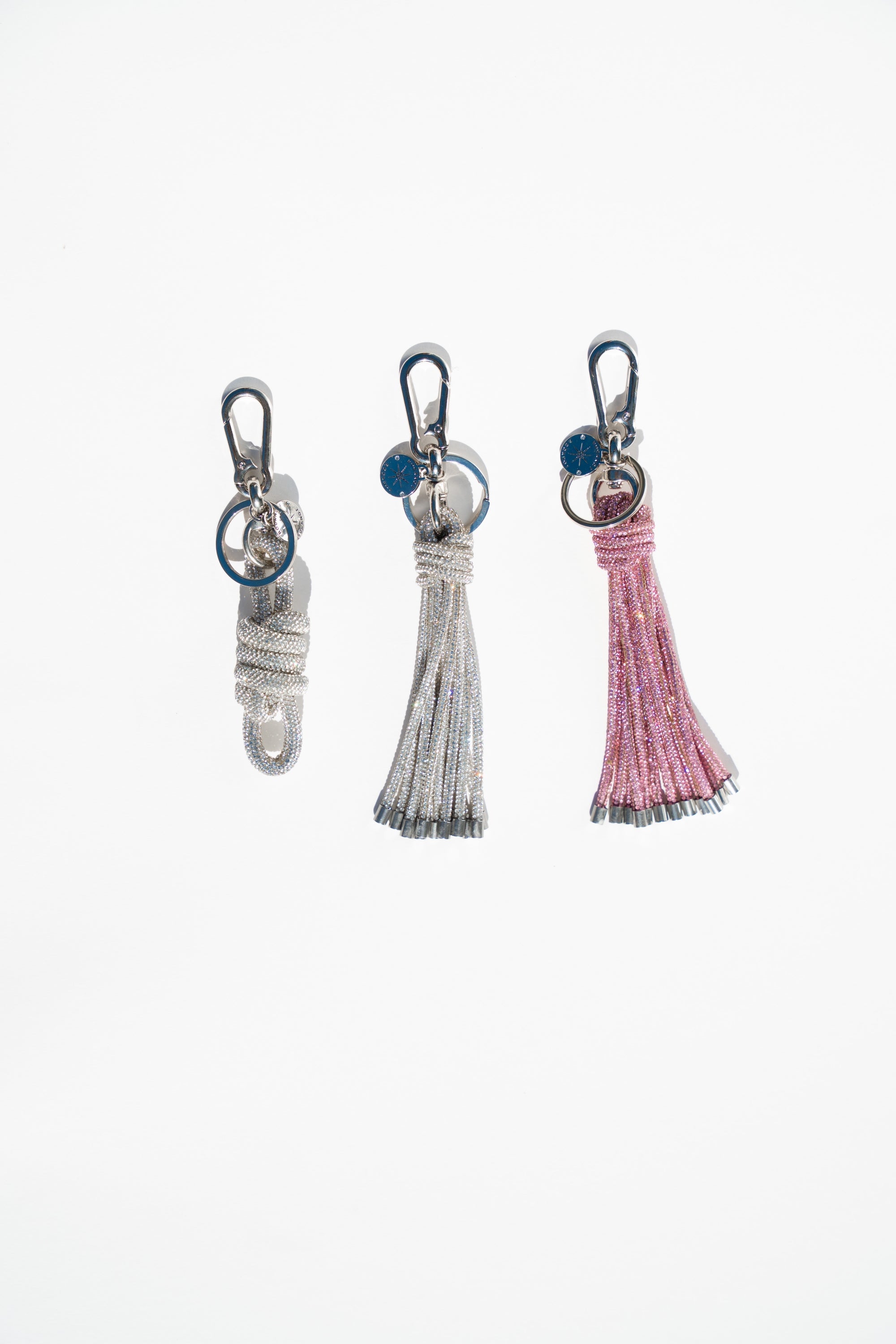 Chubby Knot Keychain - Crystal
