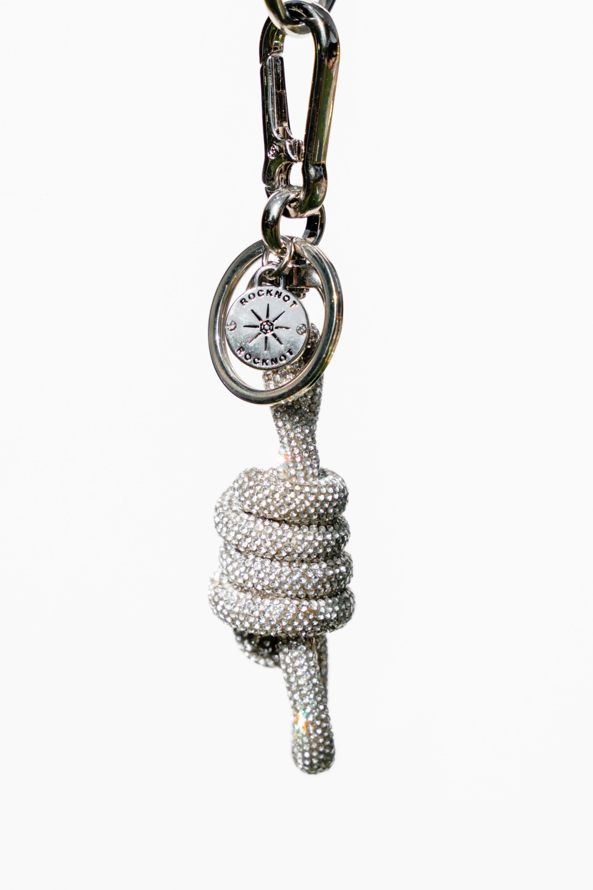 Chubby Knot Keychain - Crystal