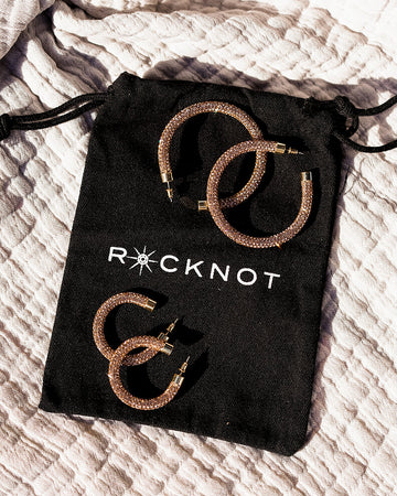 Petite Hoops - Rose