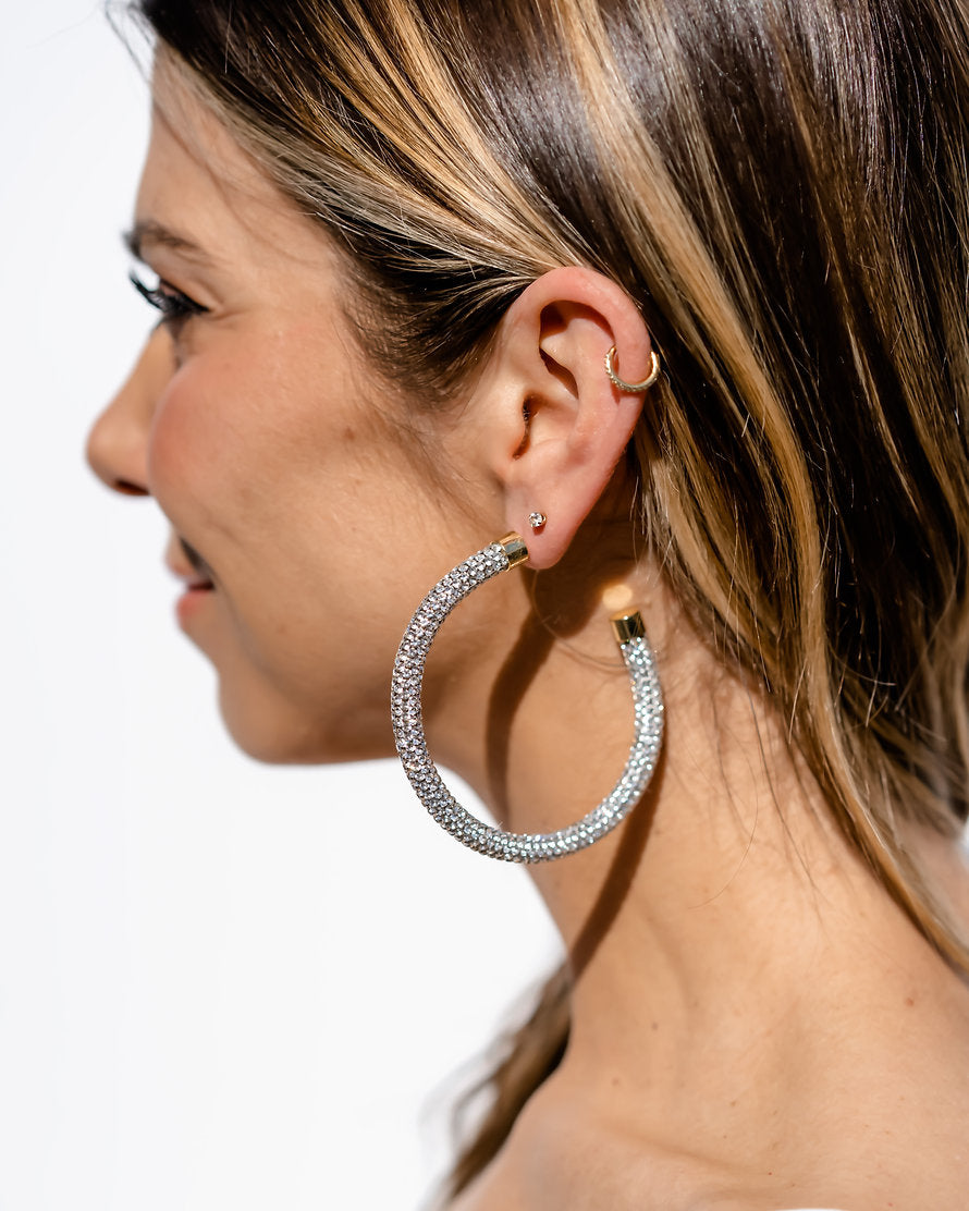Magnum Hoops - Crystal